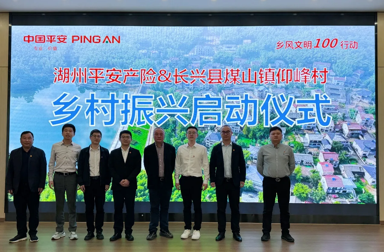 平安产险湖州中支党支部：落地长兴县仰峰村党建共建点